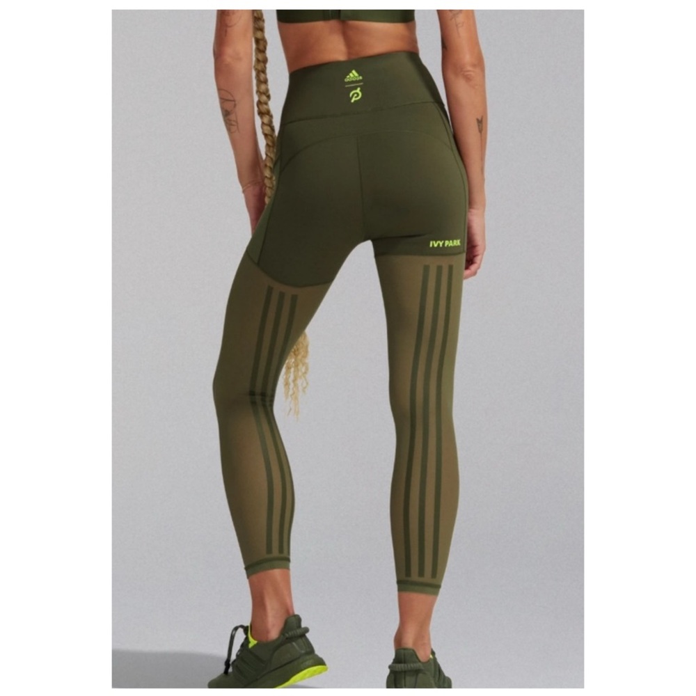 Peloton x Ivy Park High Rise‎ Mesh Leggings XL Green